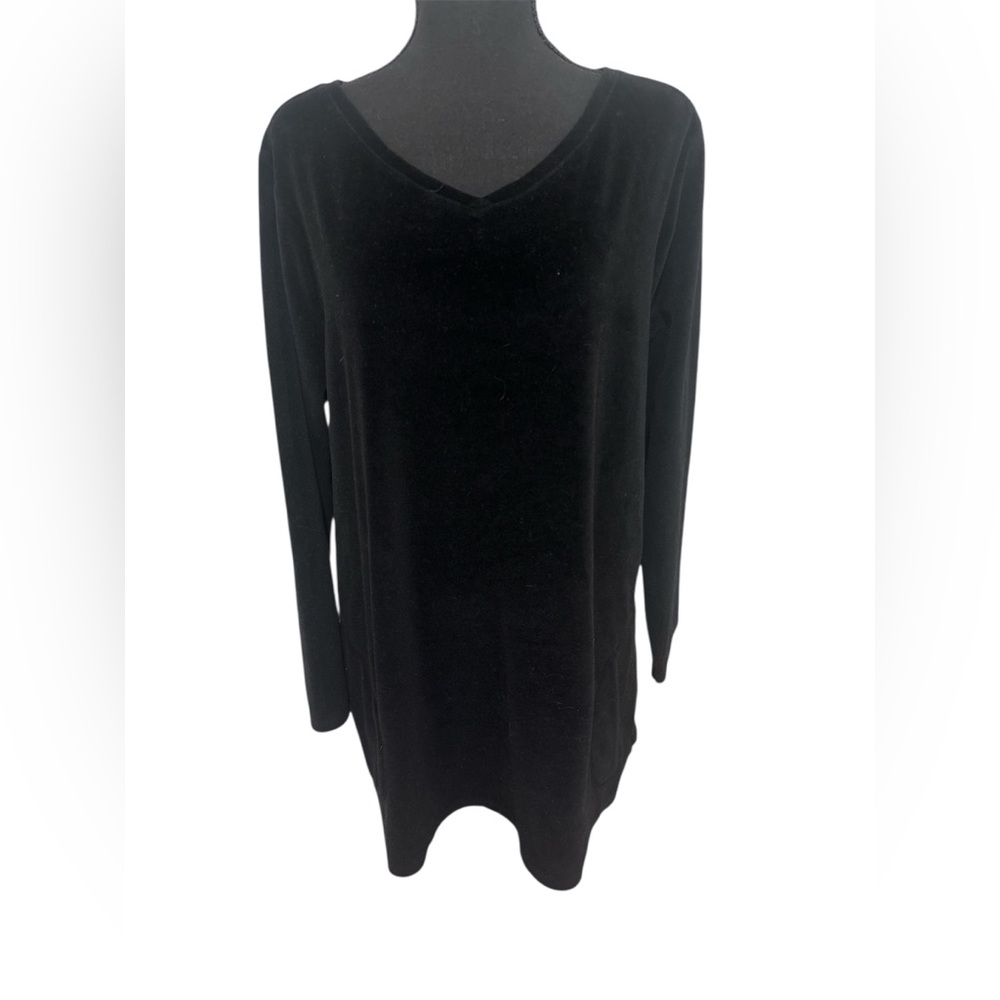 Pure Jill Black V-Neck Top